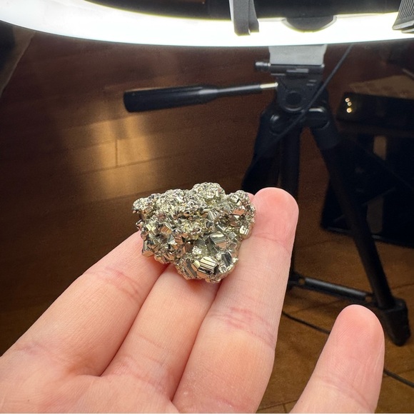 Natural Pyrite Cluster - Picture 4 of 4